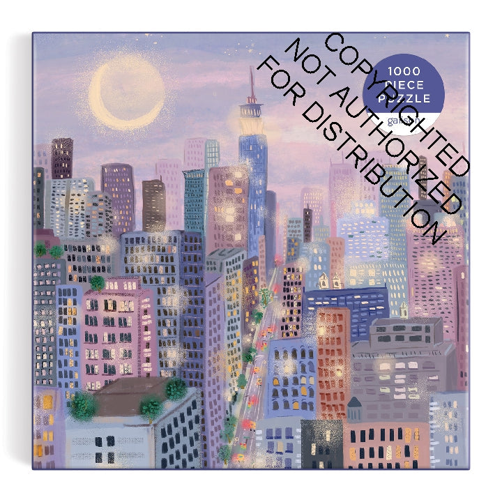 Galison | 1000 Pieces | City Lights Puzzle