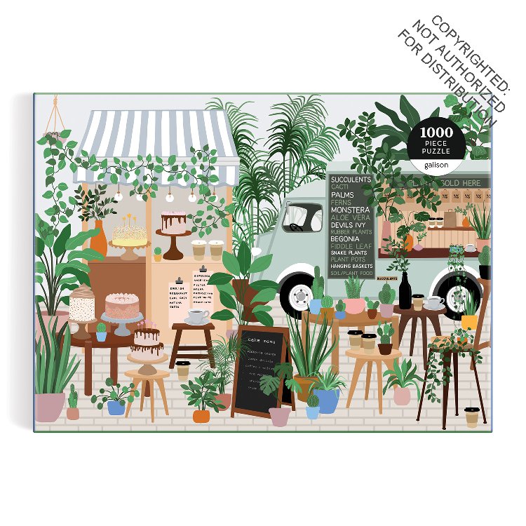 Galison | 1000 Pieces | Plant Cafe Puzzle
