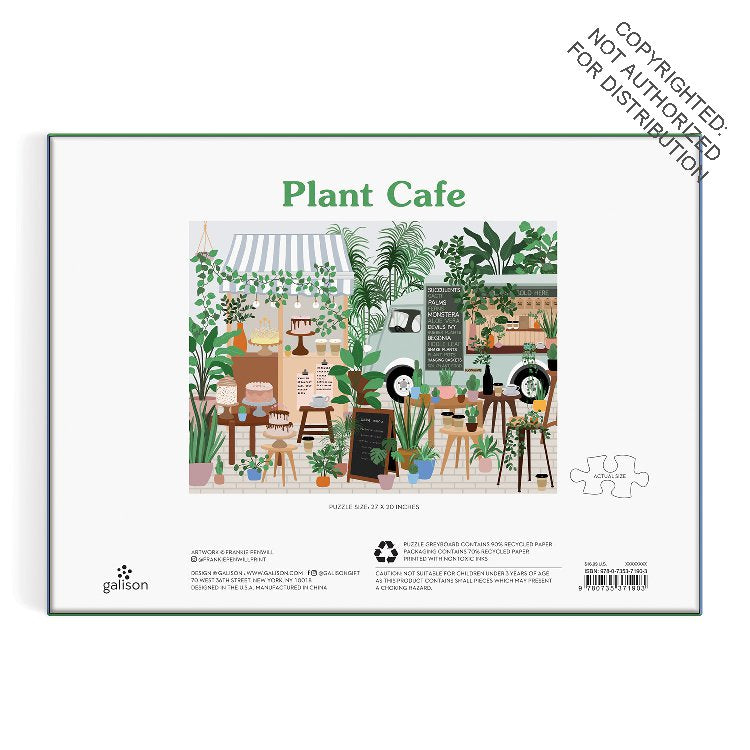 Galison | 1000 Pieces | Plant Cafe Puzzle