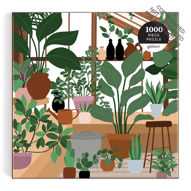 Galison | 1000 Pieces | House of Plants Puzzle