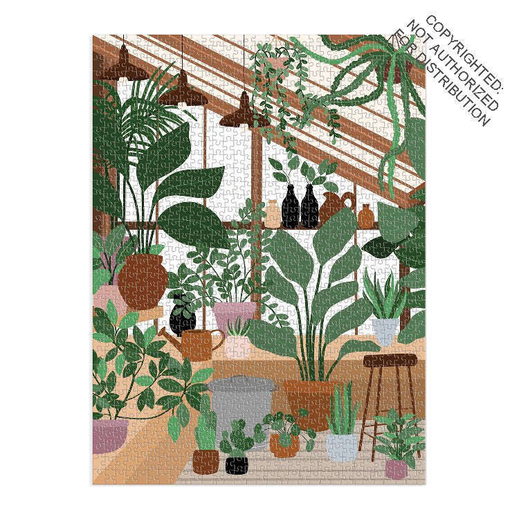 Galison | 1000 Pieces | House of Plants Puzzle