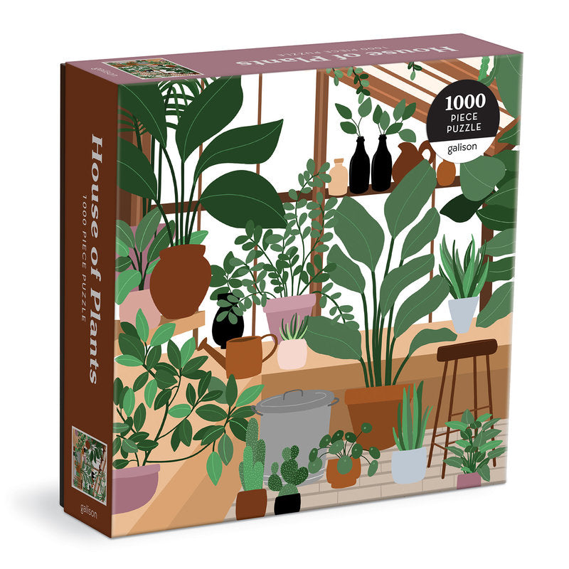 Galison | 1000 Pieces | House of Plants Puzzle