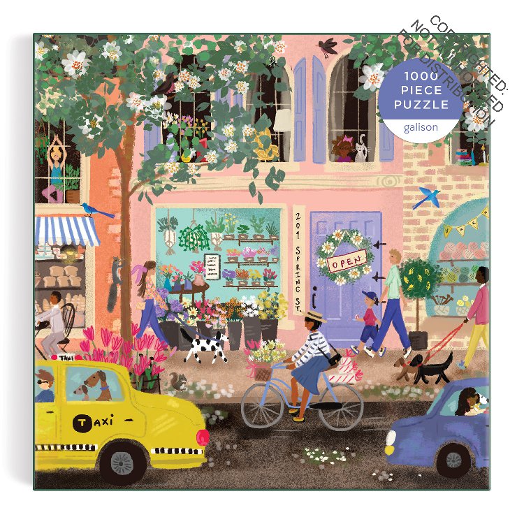 Galison | 1000 Pieces | Spring Street Puzzle