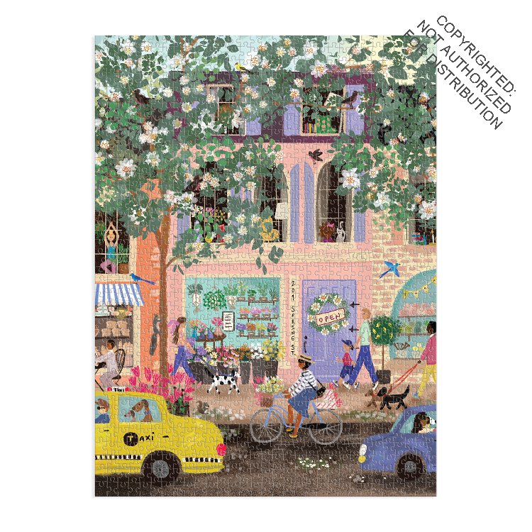 Galison | 1000 Pieces | Spring Street Puzzle
