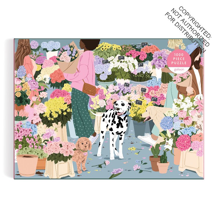 Galison | 1000 Pieces | Flower Market Puzzle