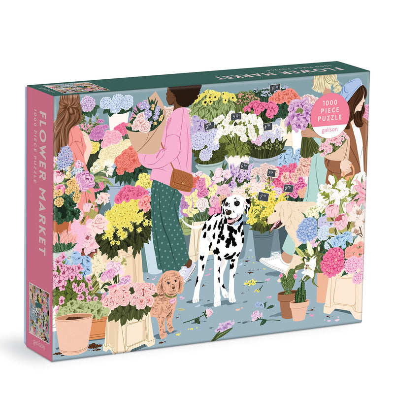 Galison | 1000 Pieces | Flower Market Puzzle