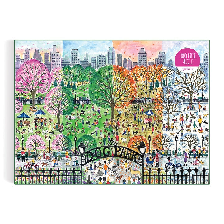 Galison | 1000 Pieces | Dog Park in Four SeasonsPuzzle