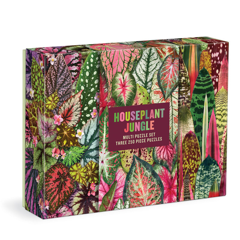 Galison | 3x 250 Pieces | HousePlant Jungle (multi set)