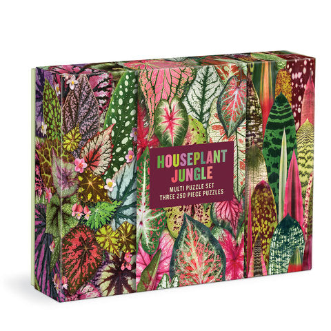 Galison | 3x 250 Pieces | HousePlant Jungle (multi set)