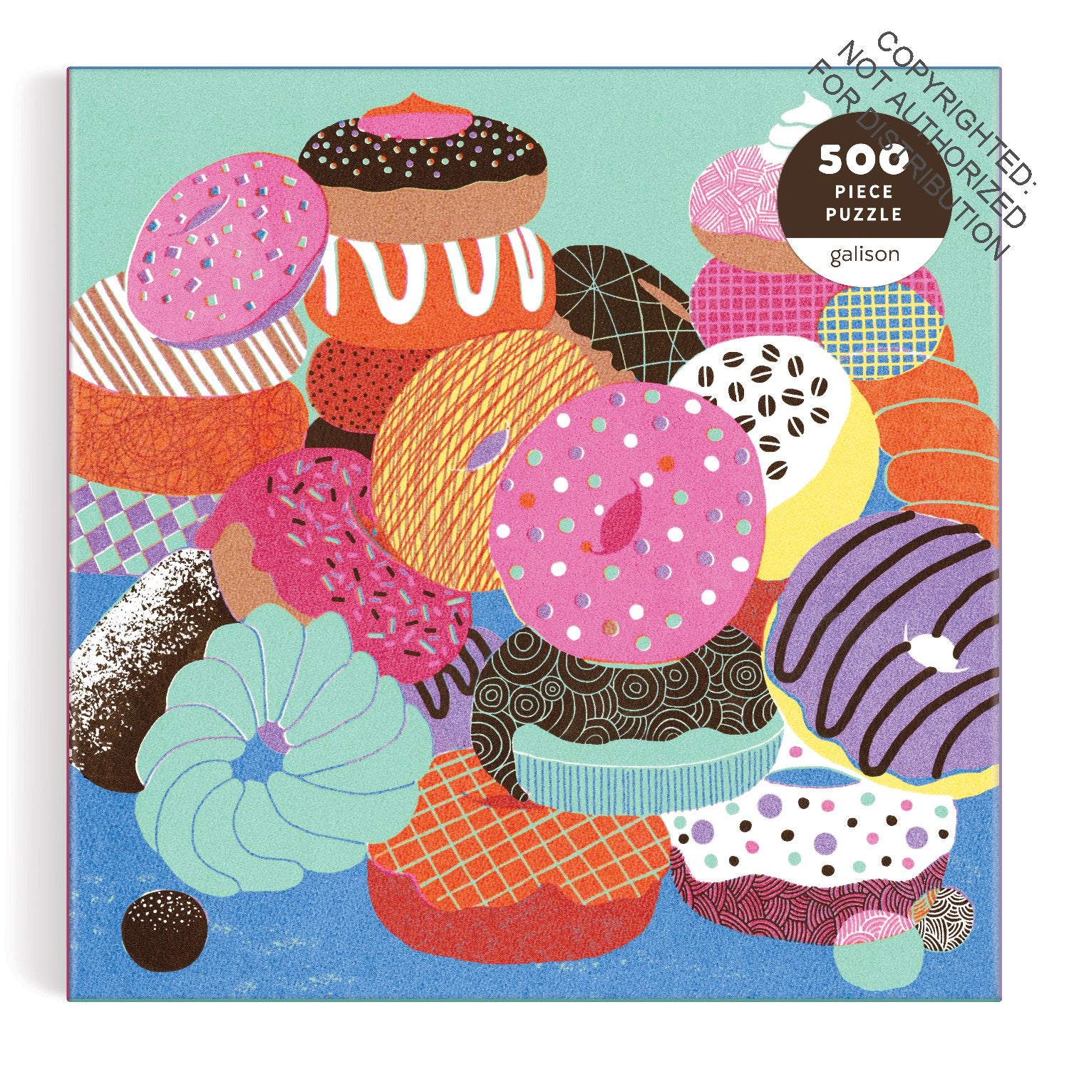 Galison | 500 Pieces | Donut Club Puzzle