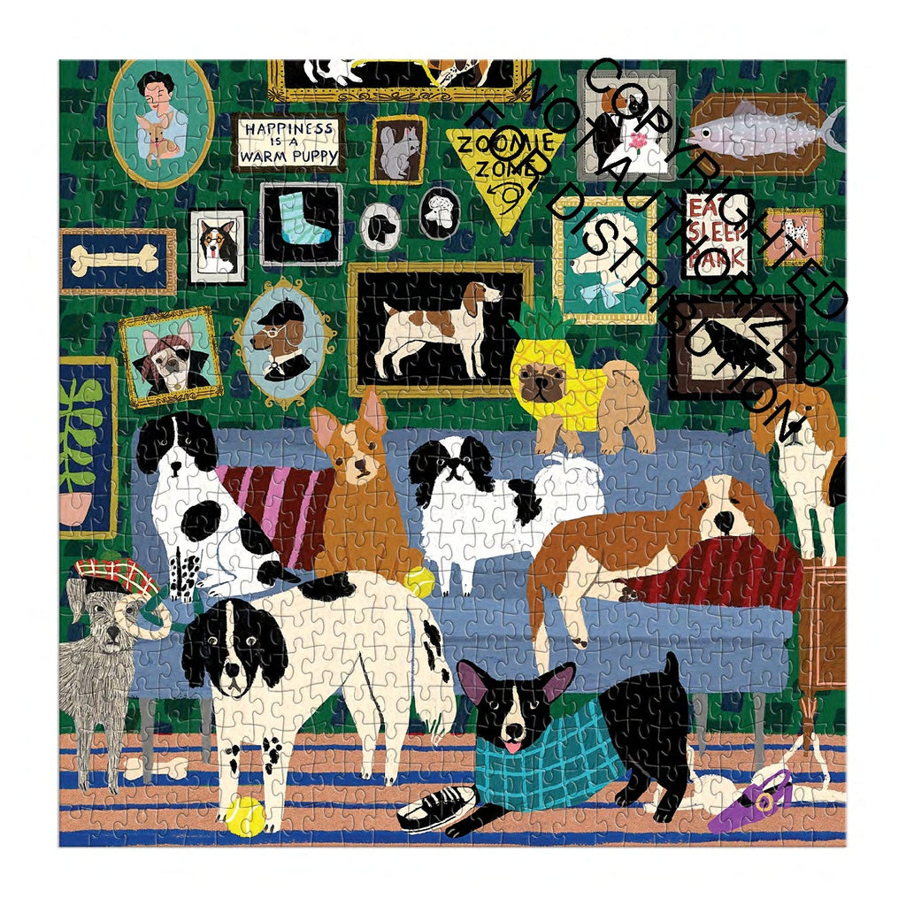 Galison | 500 Pieces | Lounge Dogs Puzzle