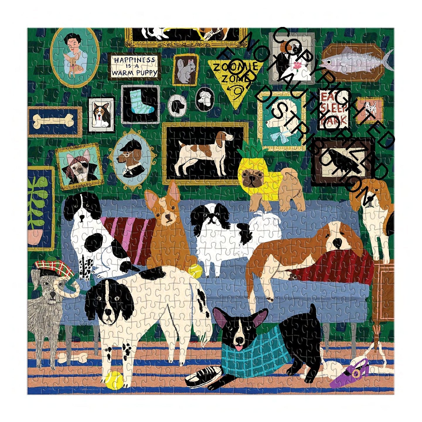 Galison | 500 Pieces | Lounge Dogs Puzzle