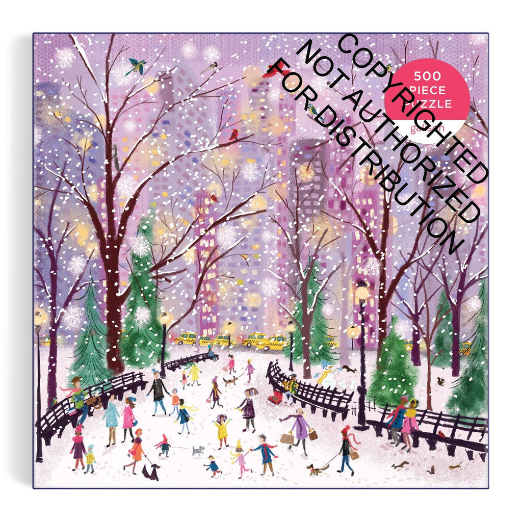 Galison | 500 Pieces |  Snowy Night Puzzle