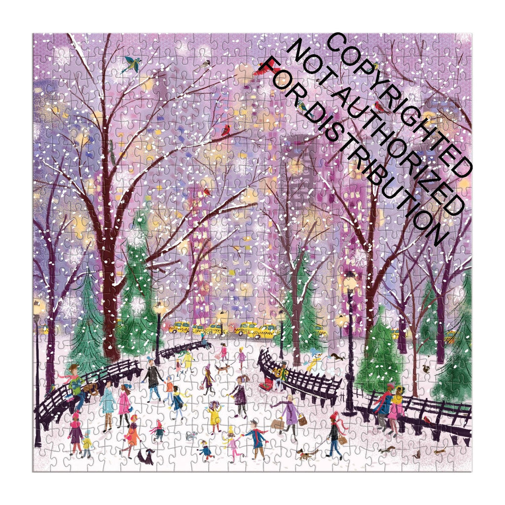 Galison | 500 Pieces |  Snowy Night Puzzle