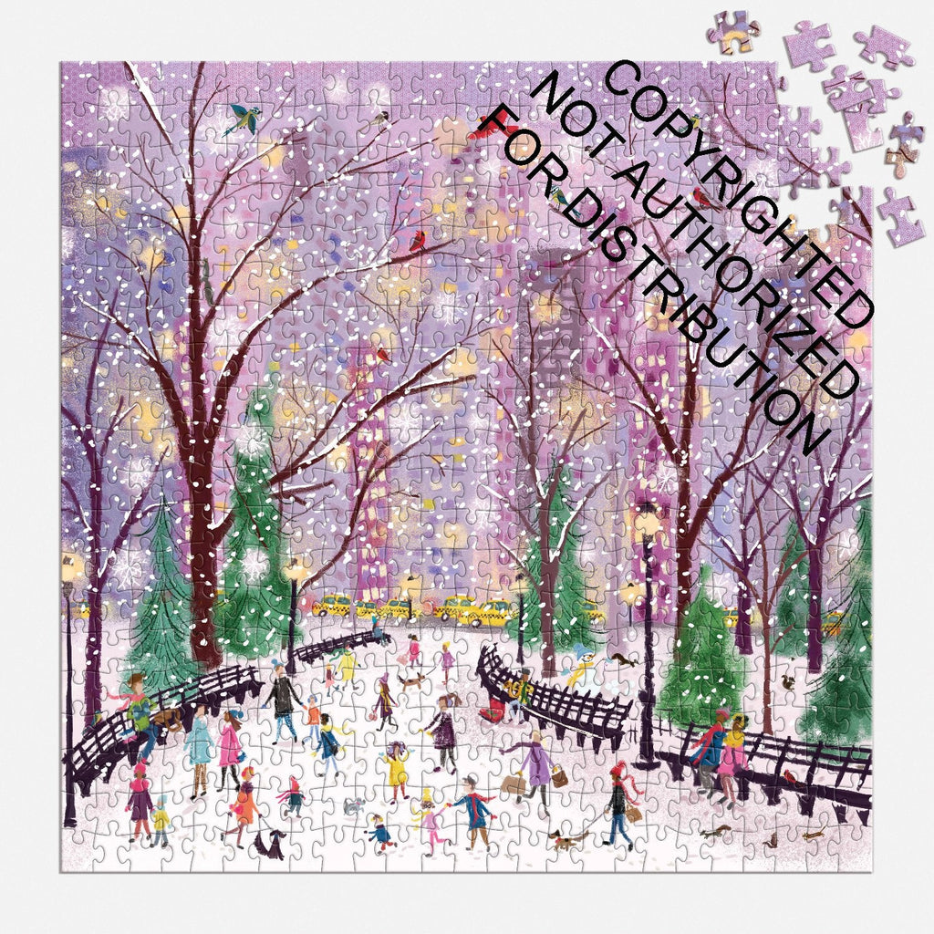 Galison | 500 Pieces |  Snowy Night Puzzle