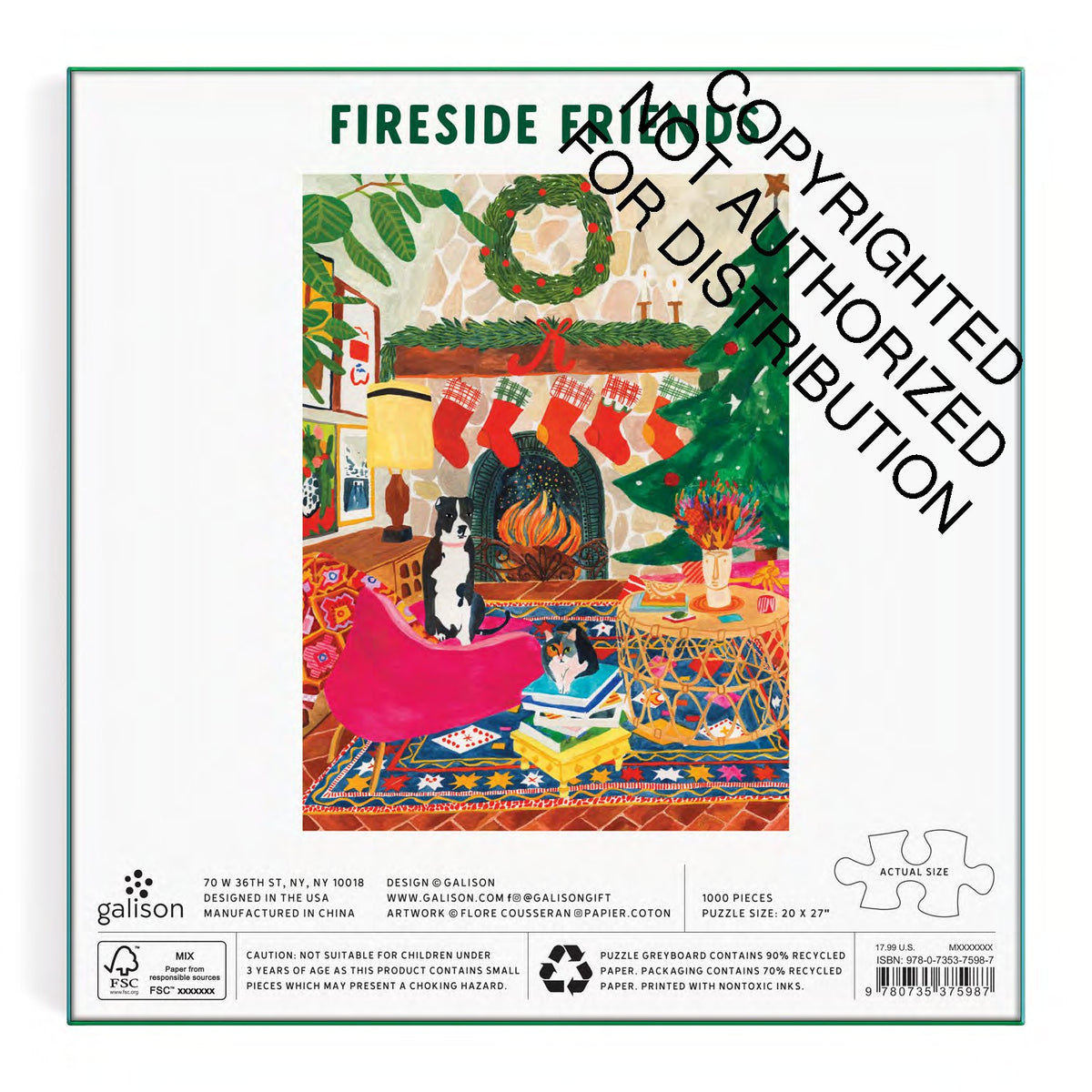 Galison | 1000 Pieces | Fireside Friends