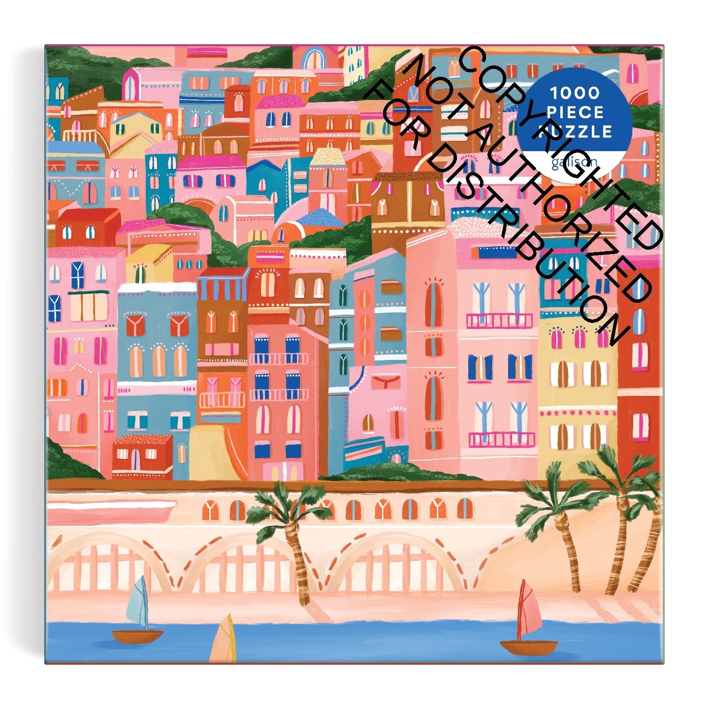 Galison | 1000 Pieces | Colors Of The French Riviera Puzzle