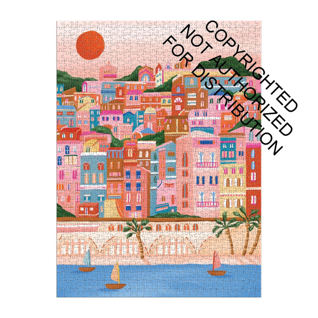Galison | 1000 Pieces | Colors Of The French Riviera Puzzle