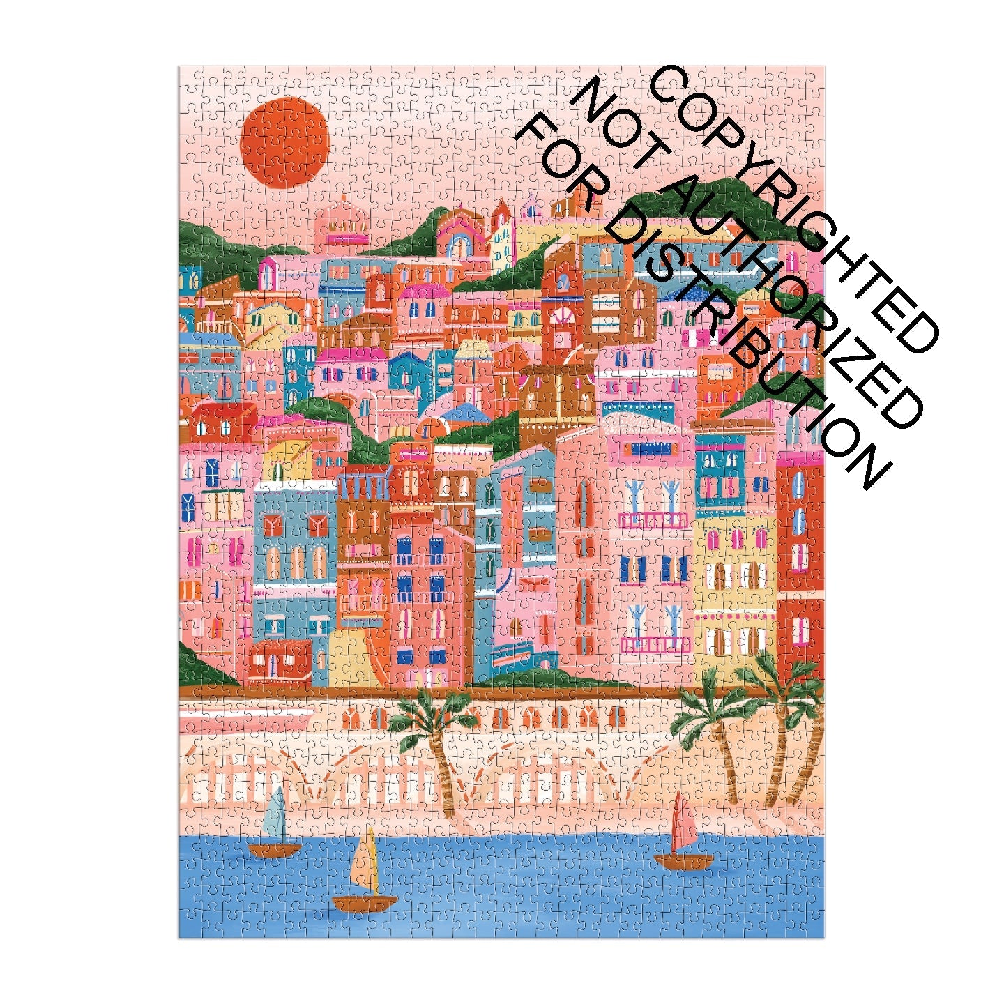 Galison | 1000 Pieces | Colors Of The French Riviera Puzzle