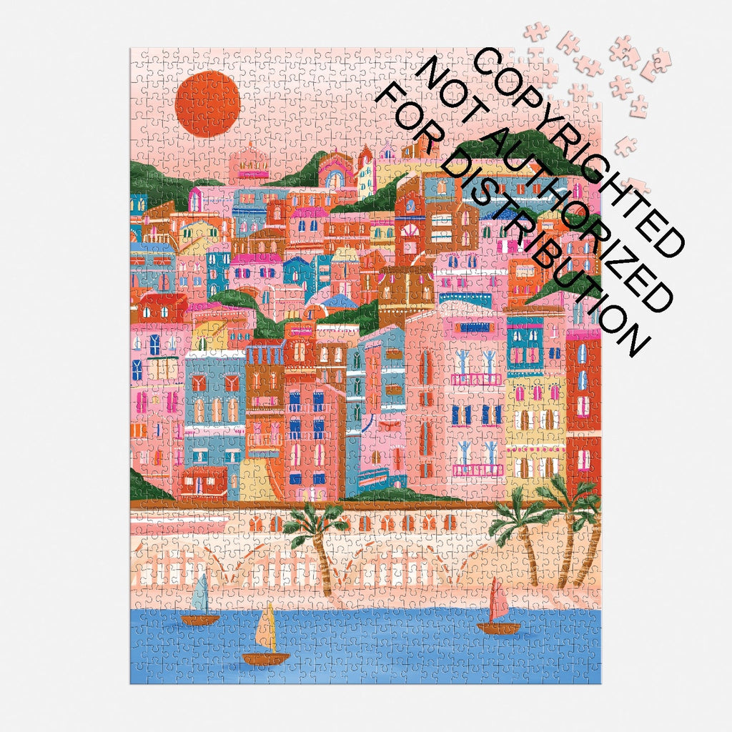 Galison | 1000 Pieces | Colors Of The French Riviera Puzzle