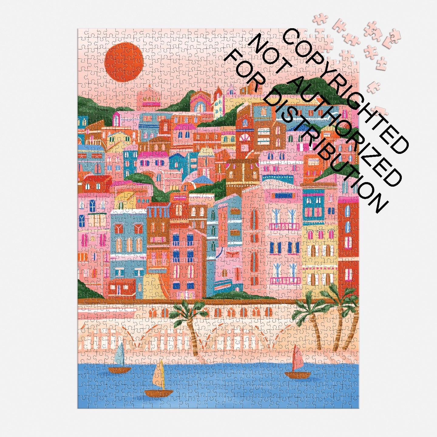 Galison | 1000 Pieces | Colors Of The French Riviera Puzzle