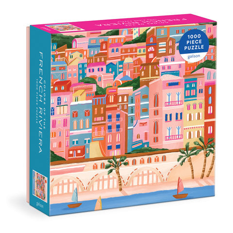 Galison | 1000 Pieces | Colors Of The French Riviera Puzzle