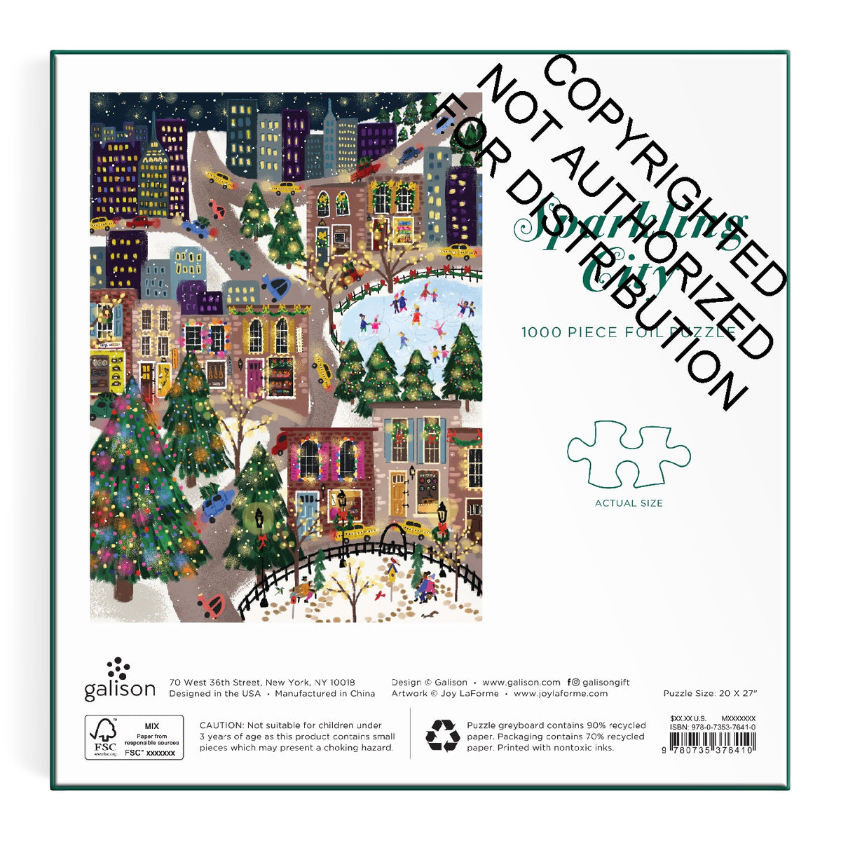 Galison | 1000 Pieces | Sparkling City