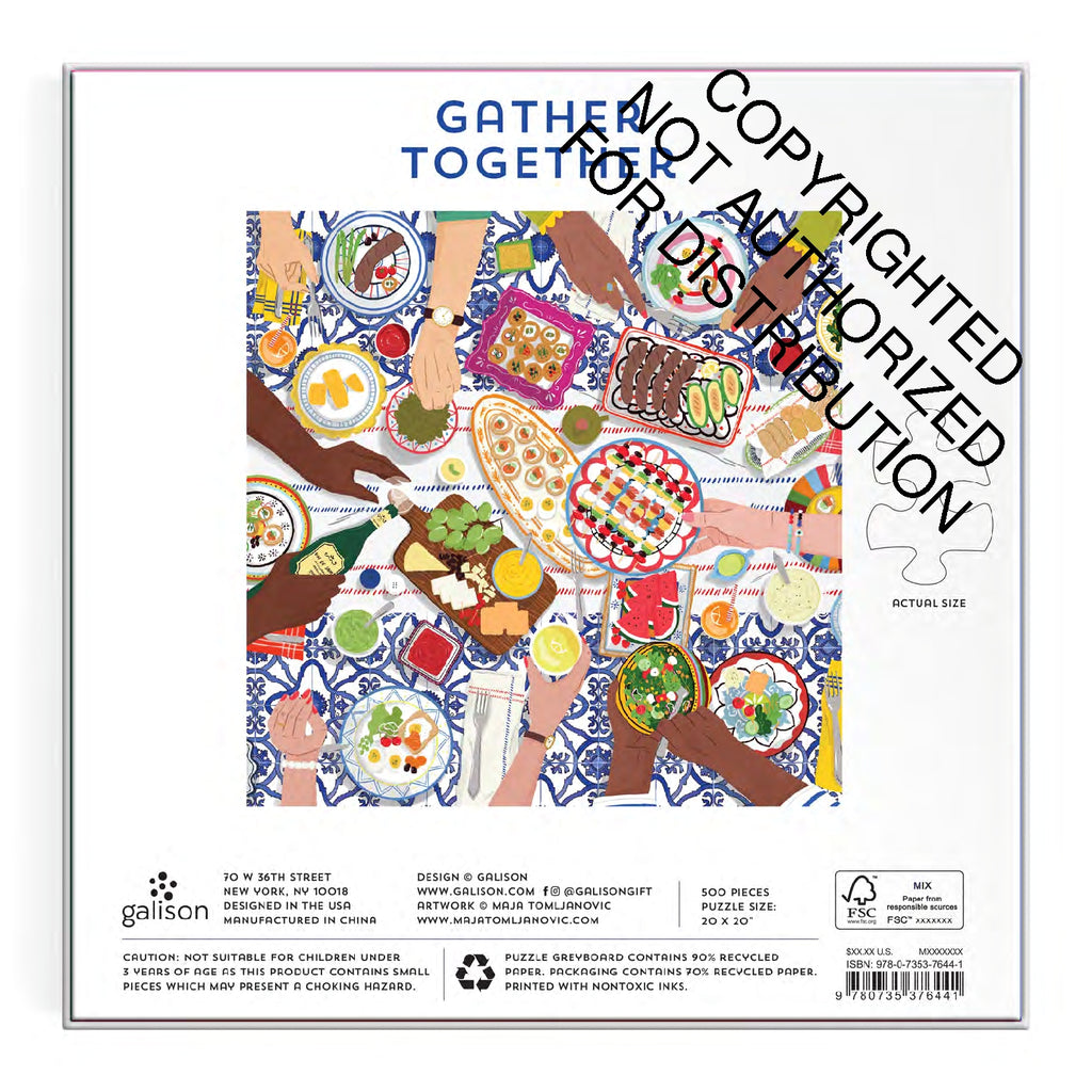 Galison | 500 Pieces | Gather Together Puzzle