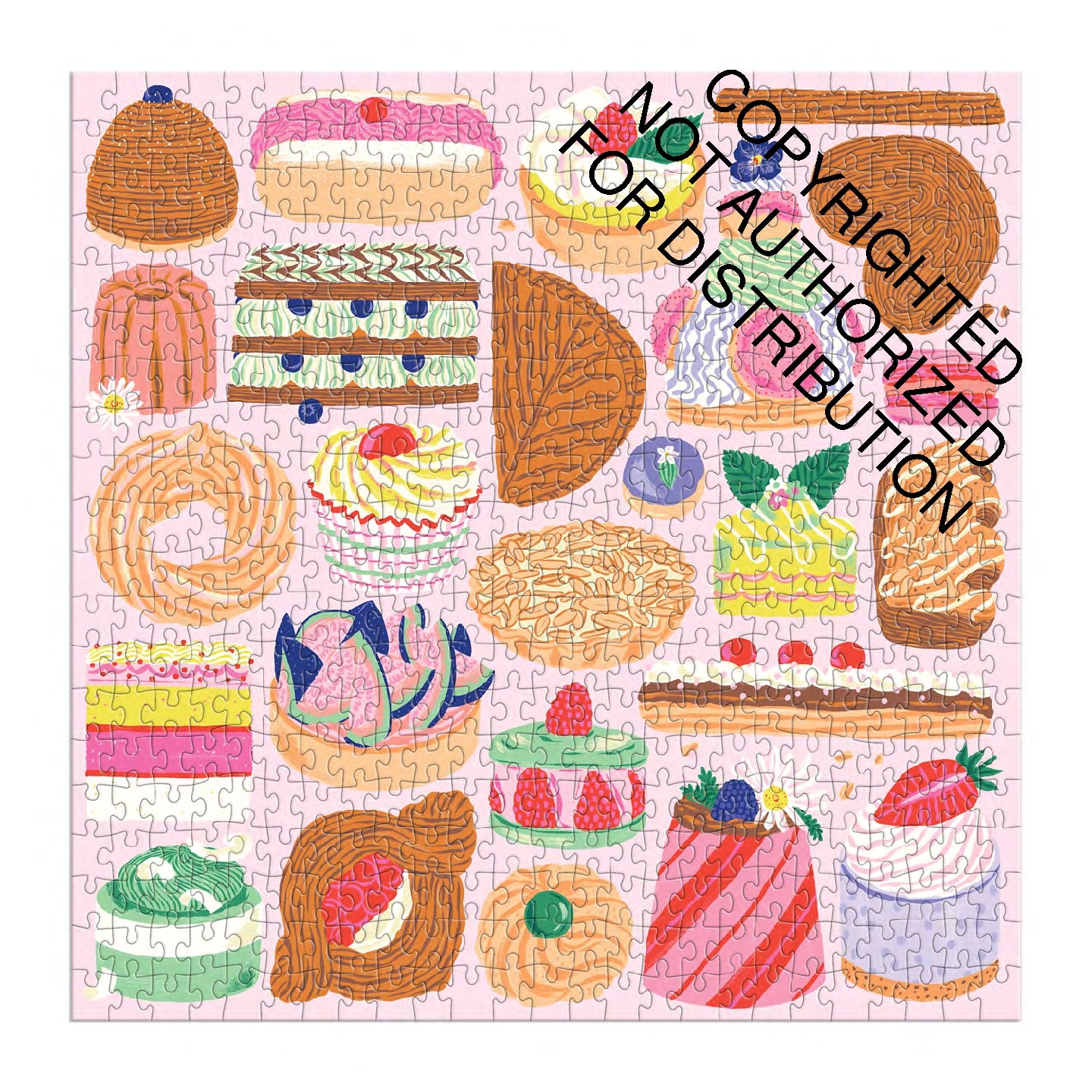 Galison | 500 Pieces | Sweet Confections Puzzle