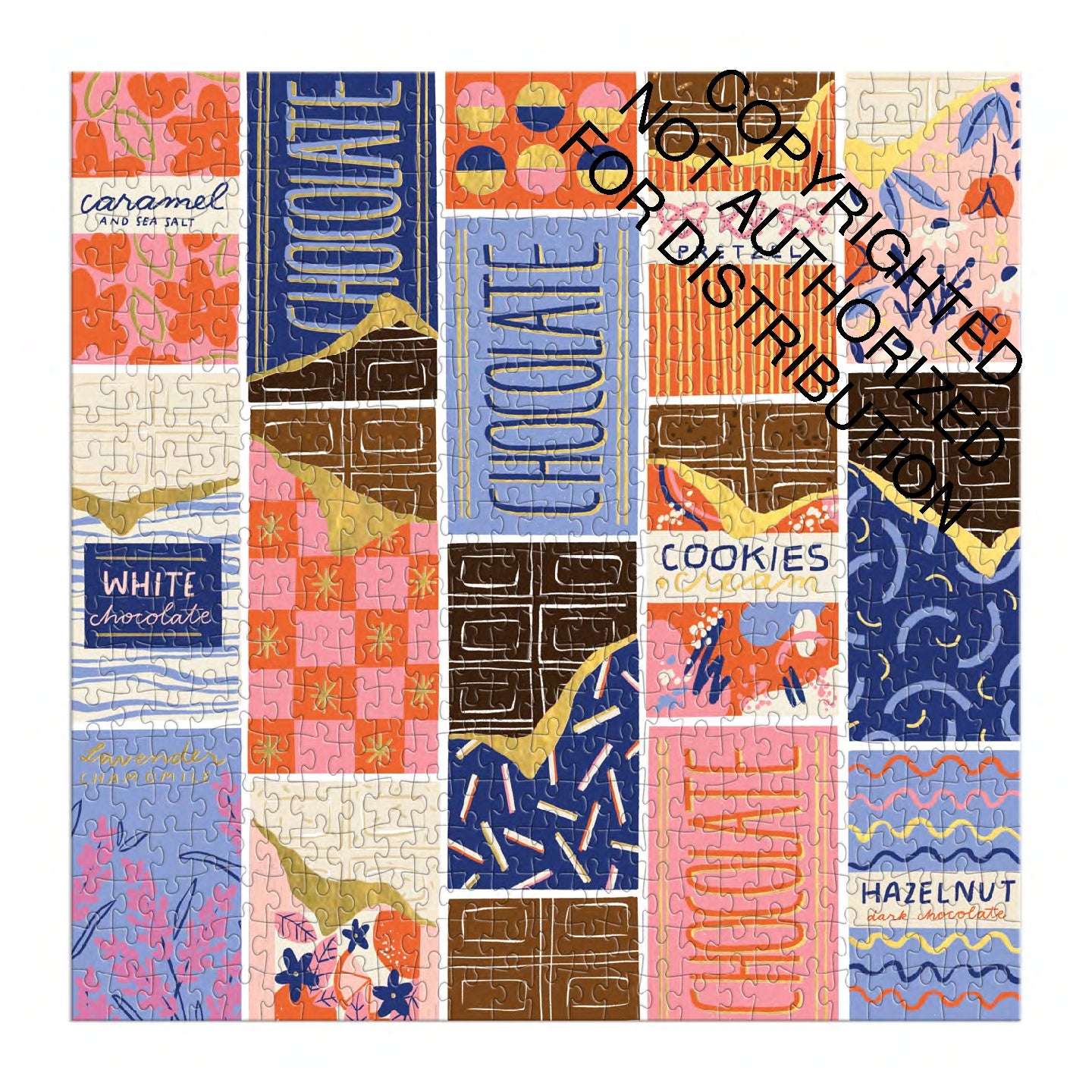Galison | 500 Pieces | At the Chocolate Bar Foil Puzzle