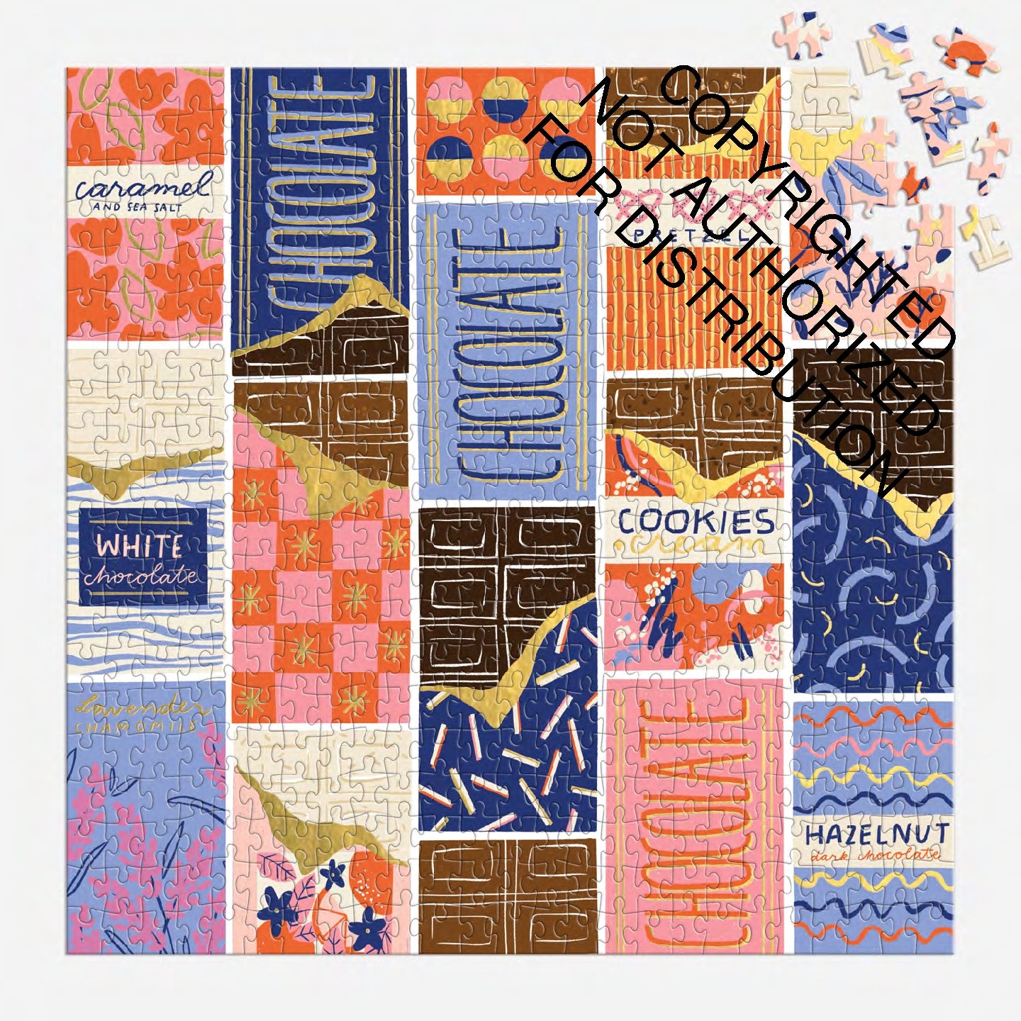 Galison | 500 Pieces | At the Chocolate Bar Foil Puzzle
