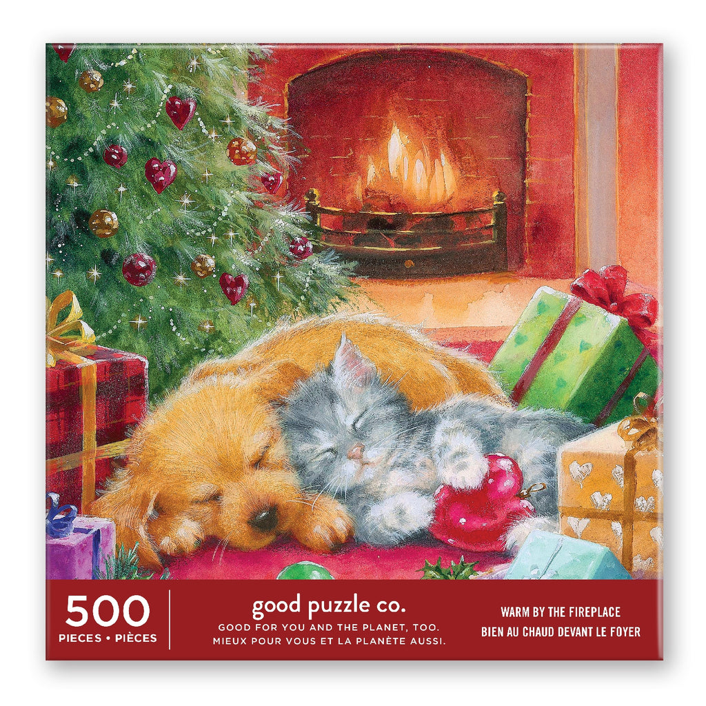 Galison | 500 Pieces | Warm by the Fireplace