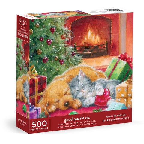 Galison | 500 Pieces | Warm by the Fireplace