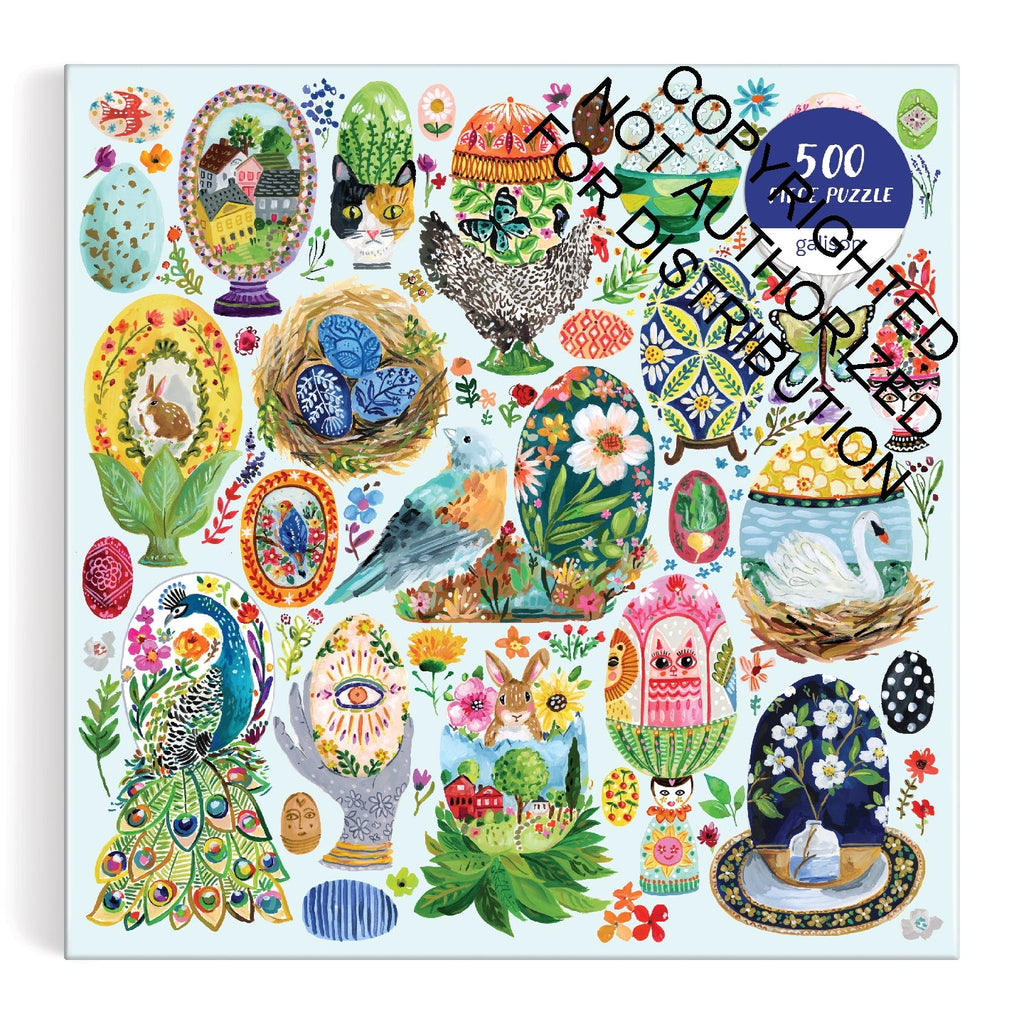Galison | 500 Pieces | Artisanal Eggs Puzzle