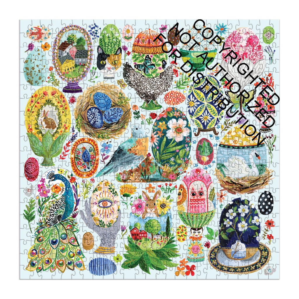 Galison | 500 Pieces | Artisanal Eggs Puzzle
