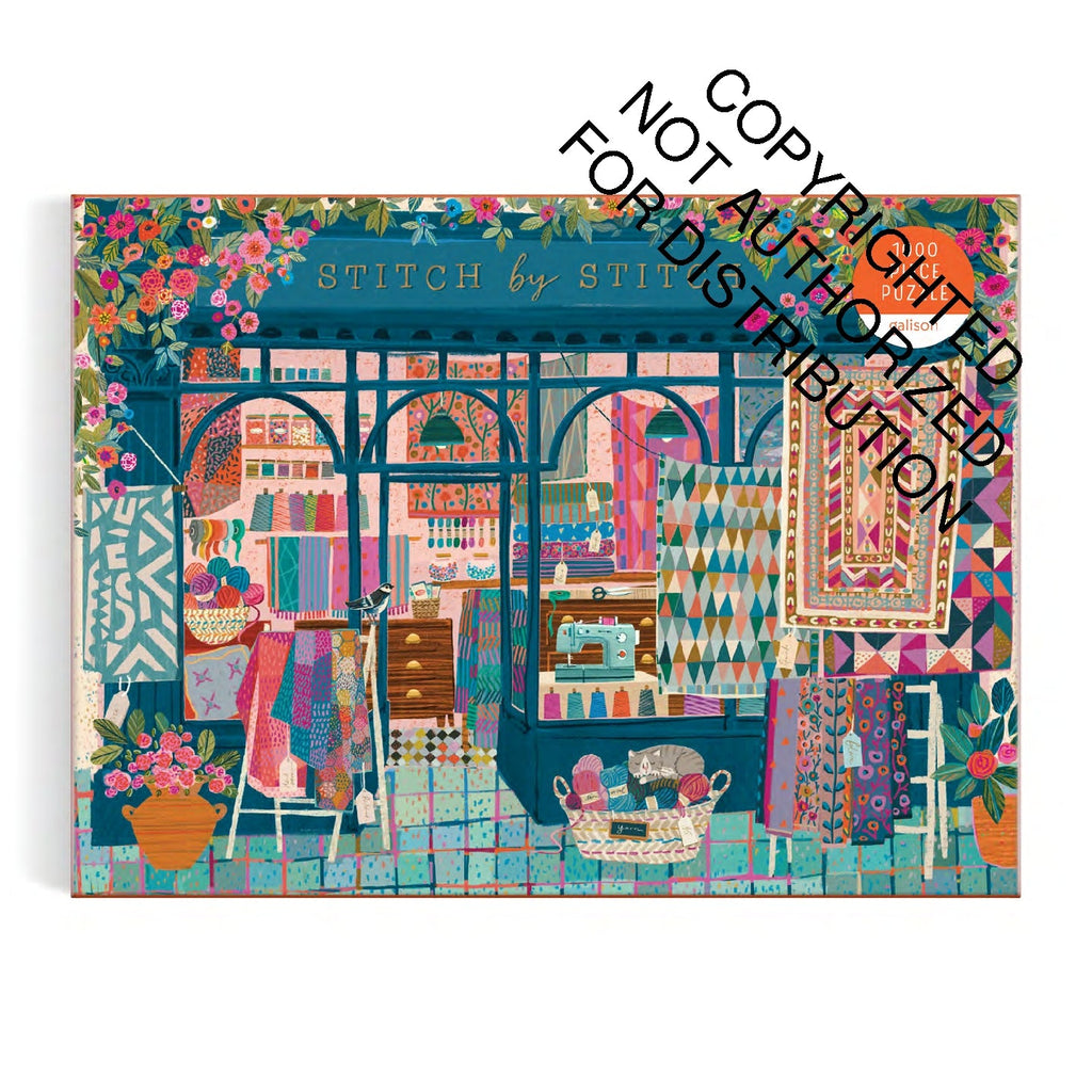 Galison | 1000 Pieces | Stitch by Stitch Puzzle