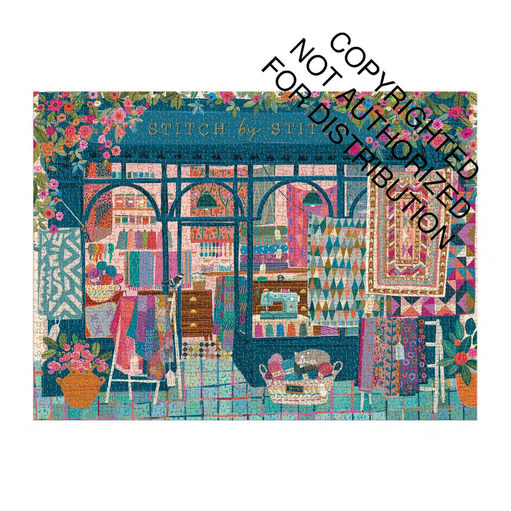 Galison | 1000 Pieces | Stitch by Stitch Puzzle