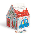 Galison | 500 Pieces | Christmas in the Village House Puzzle