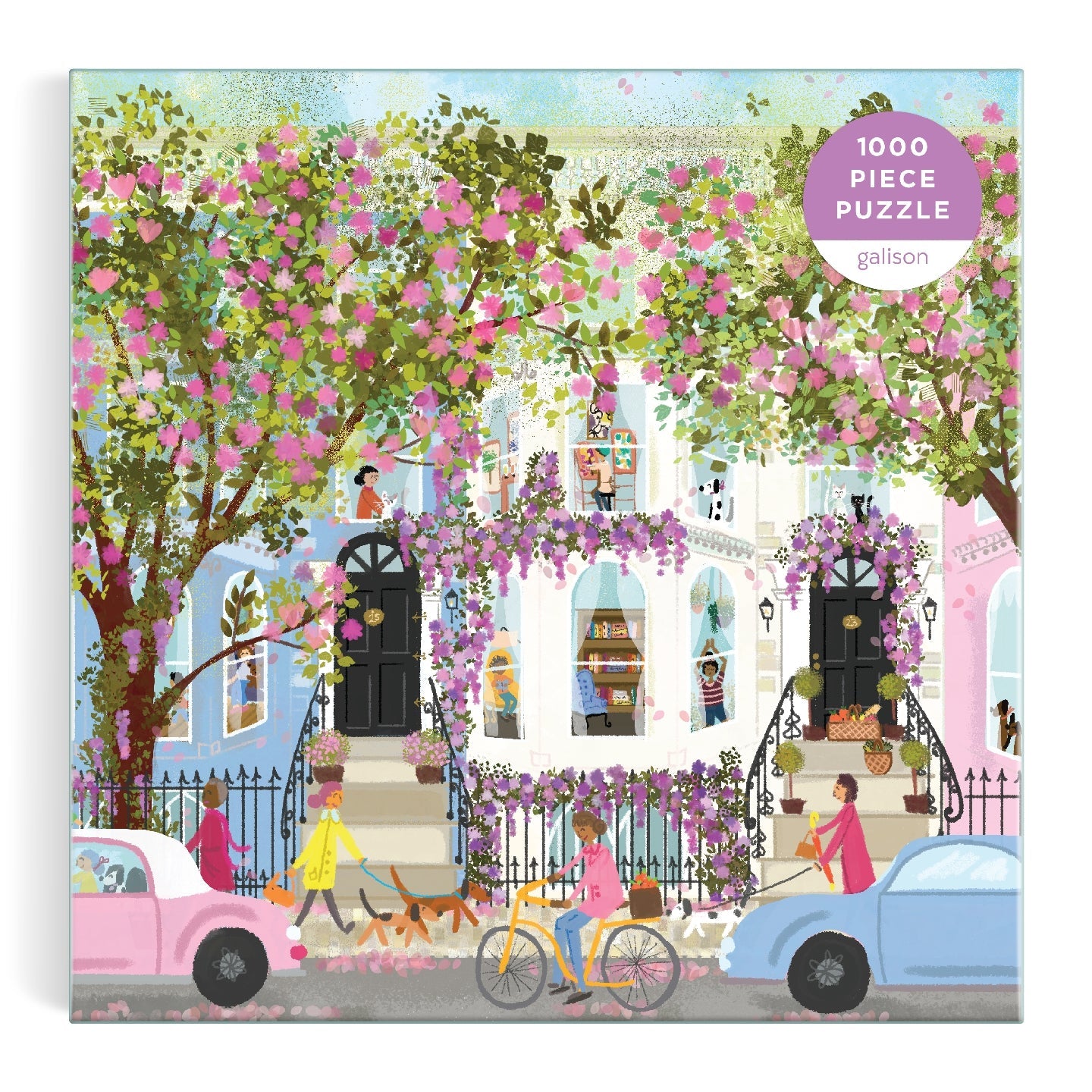 Galison | 1000 Pieces | Spring Terrace Puzzle
