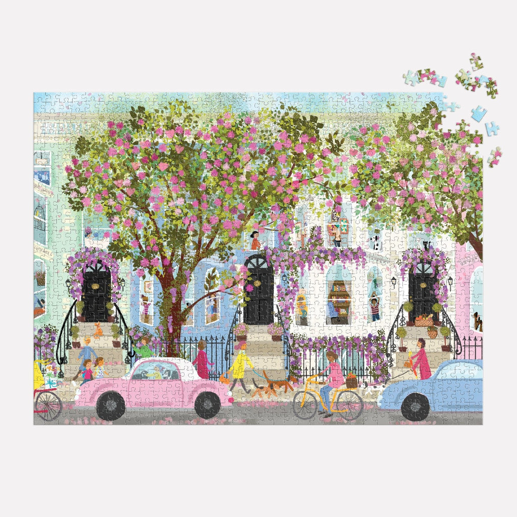 Galison | 1000 Pieces | Spring Terrace Puzzle