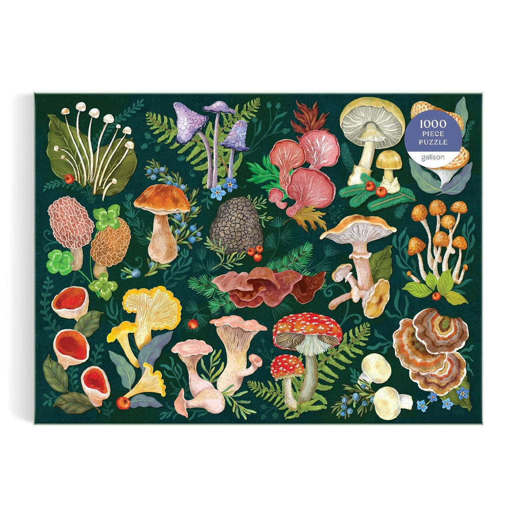 Galison | 1000 Pieces | World of Mushrooms Puzzle