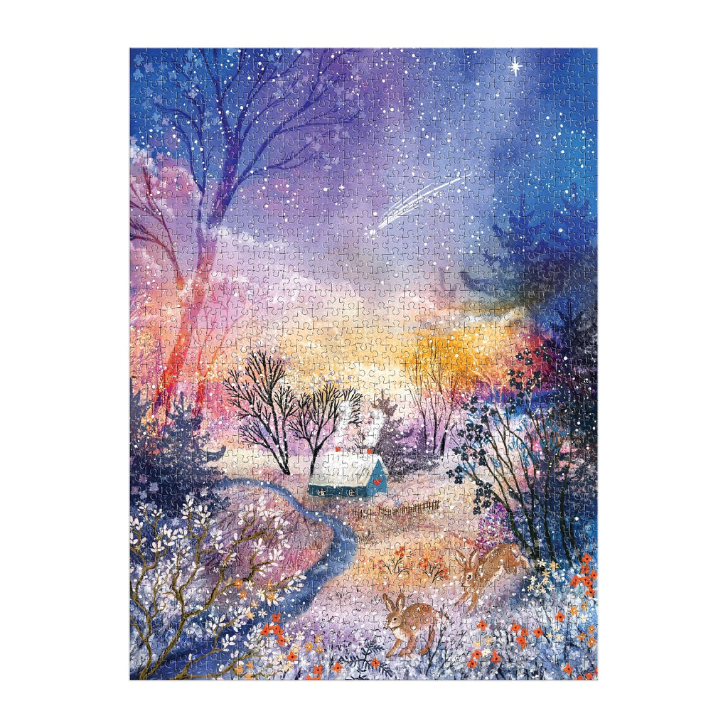 Galison | 1000 Pieces | Enchanted Snowfall Puzzle