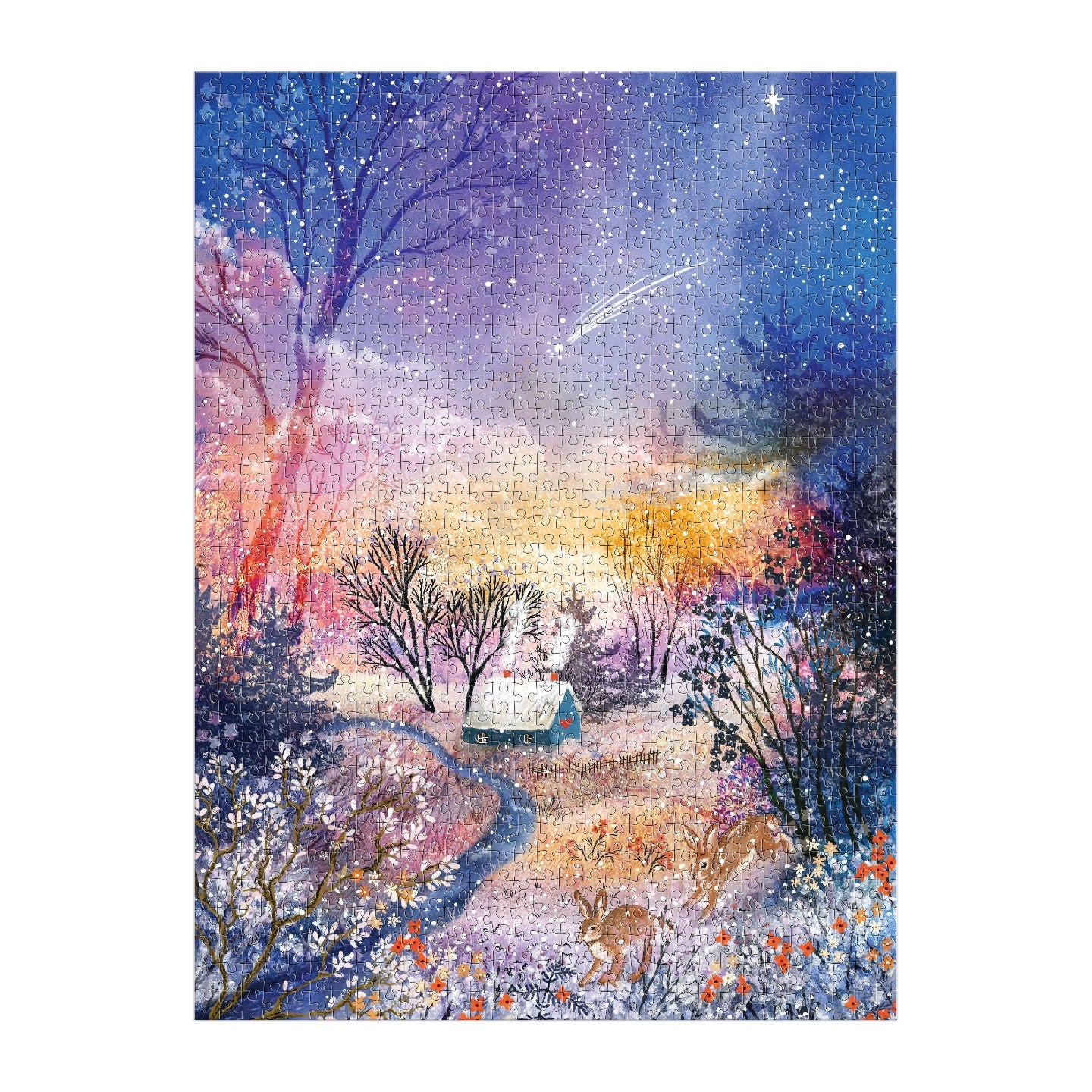 Galison | 1000 Pieces | Enchanted Snowfall Puzzle
