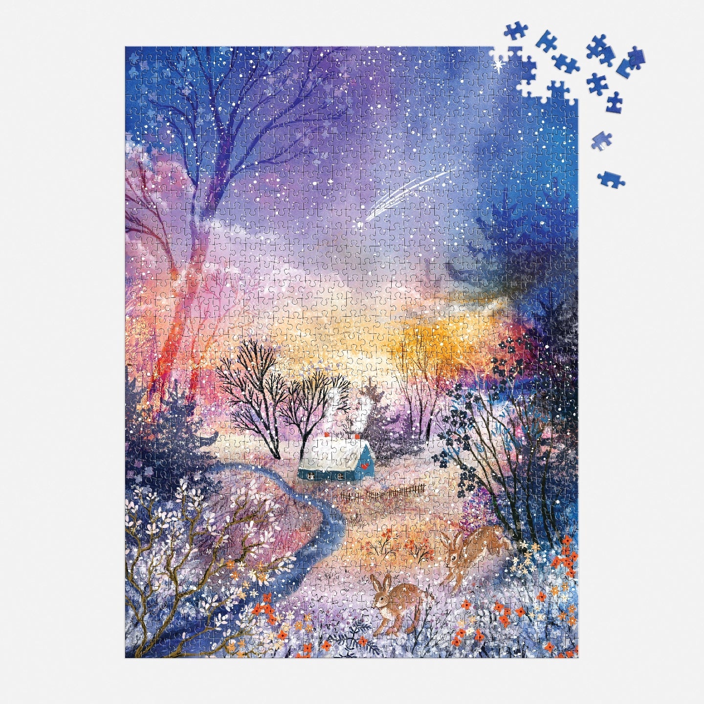 Galison | 1000 Pieces | Enchanted Snowfall Puzzle