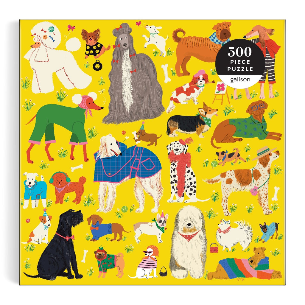 Galison | 500 Pieces | Fashionable Dogs Puzzle