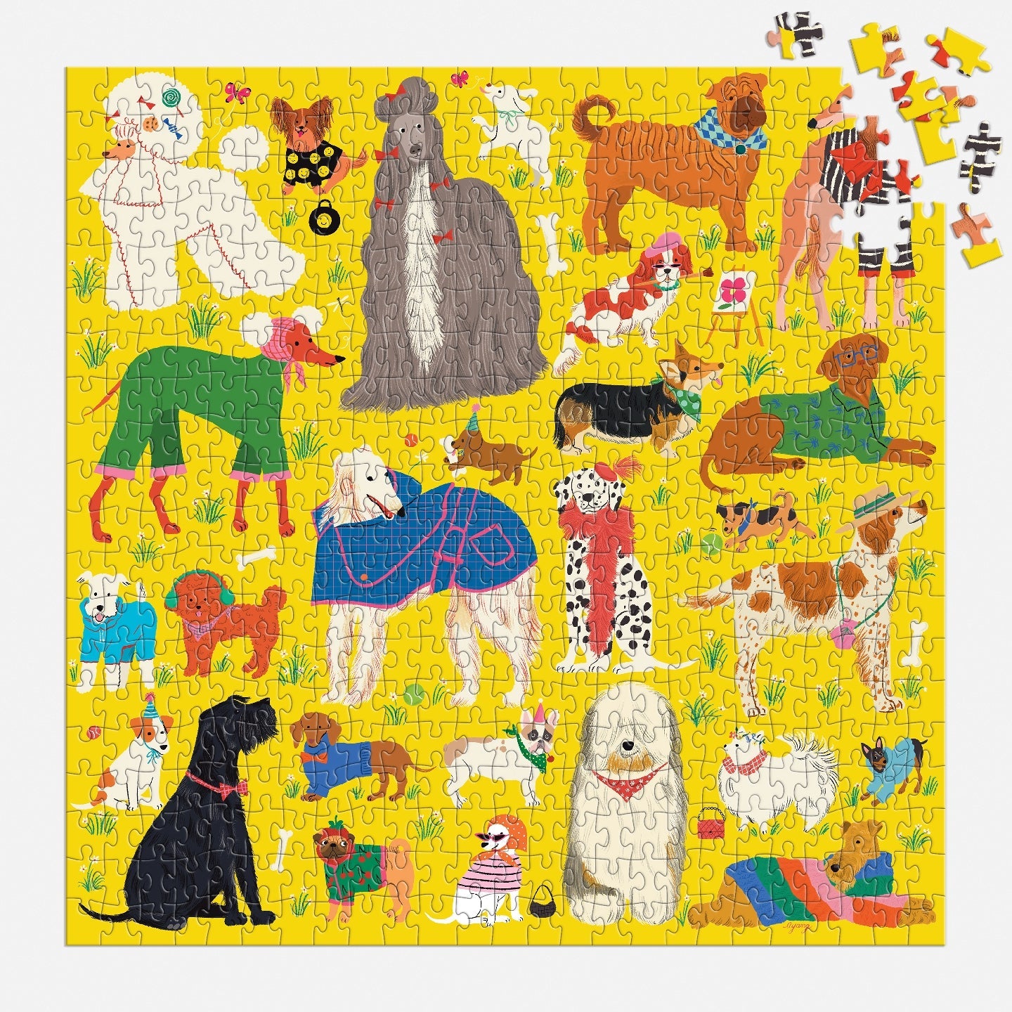 Galison | 500 Pieces | Fashionable Dogs Puzzle
