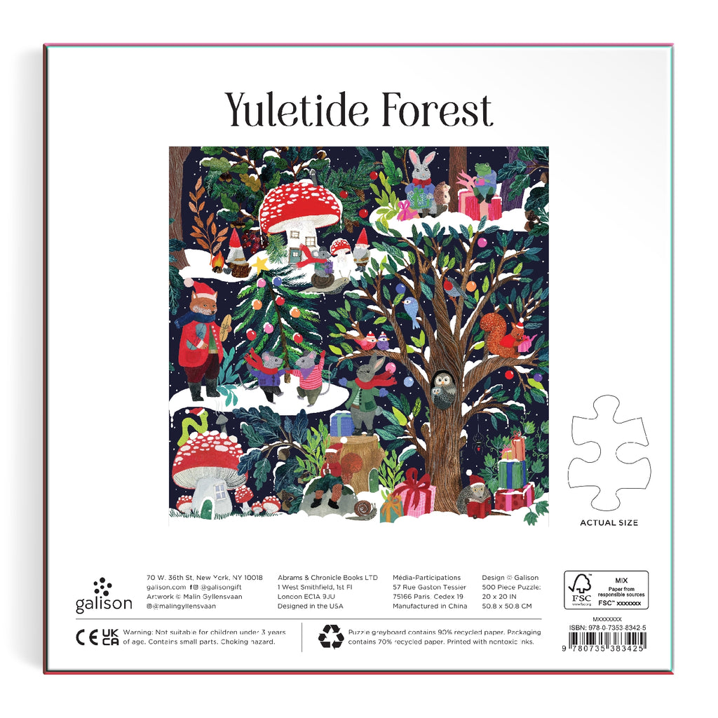 Galison | 500 Pieces | Yuletide Forest