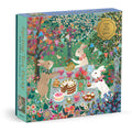 Galison | 500 Pieces | Spring Tea Party Foil Puzzle