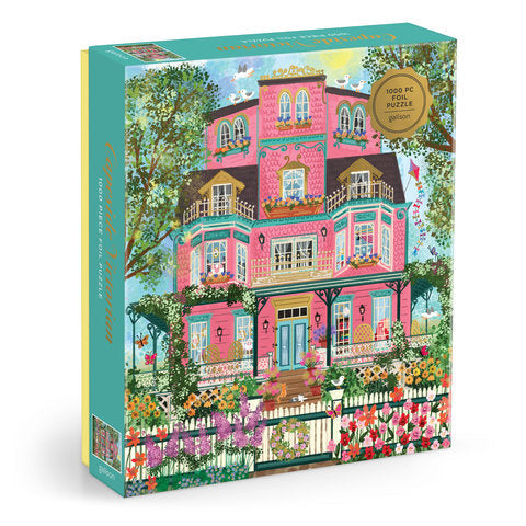 Galison | 1000 Pieces | Capeside Victorian Foil Puzzle