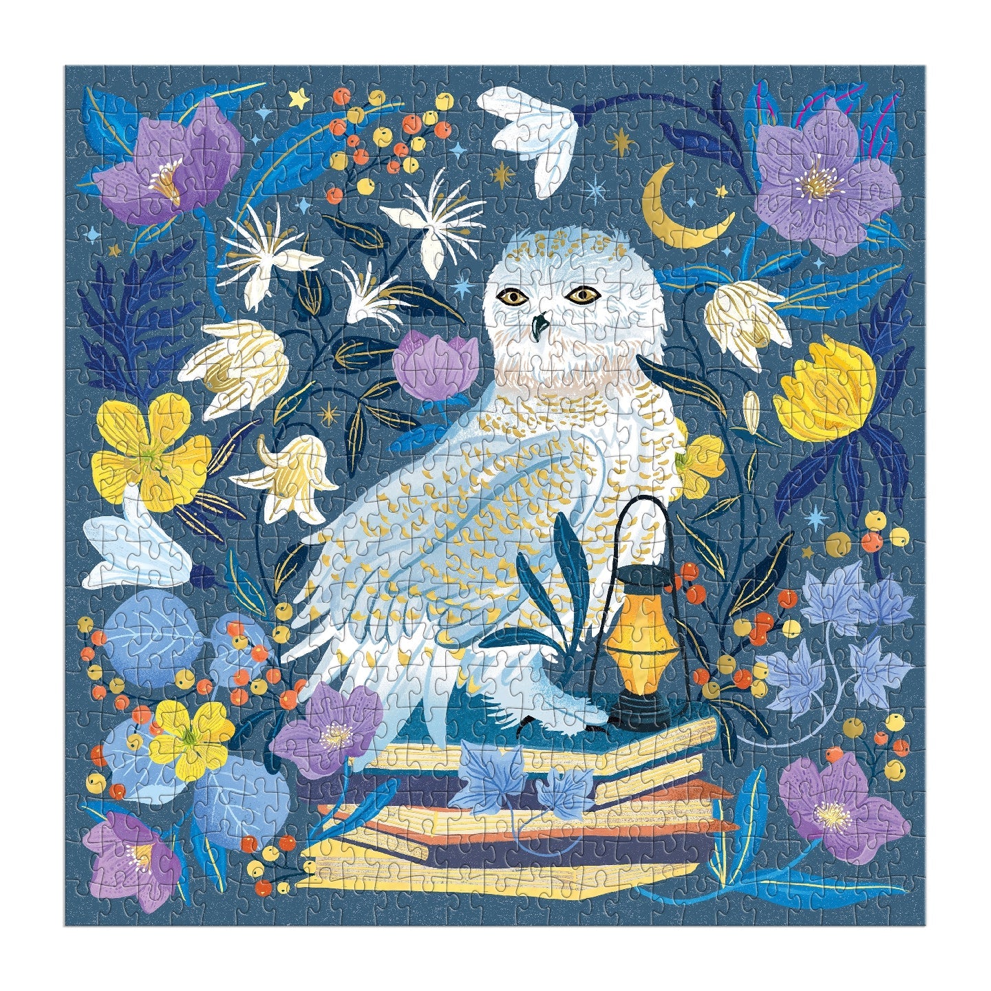 Galison | 500 Pieces | Celestial Owl Foil Puzzle